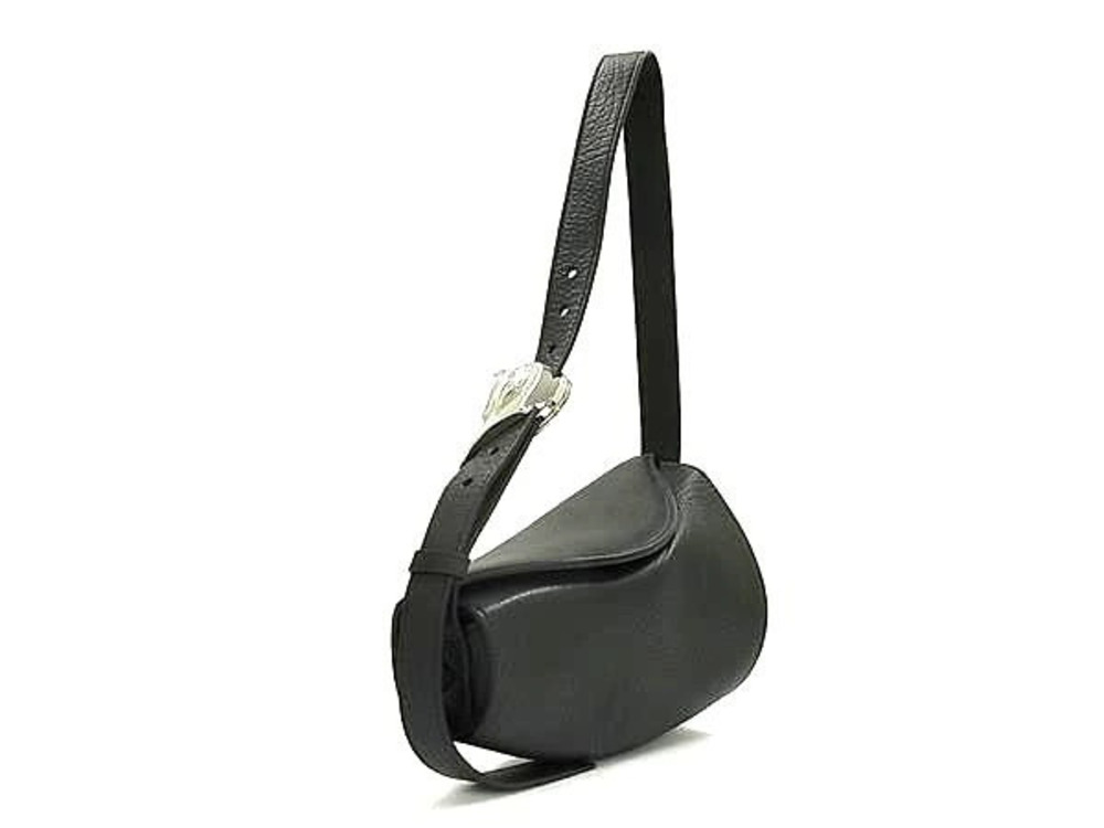 Burberry Shoulder Green Bag HORN Leather Green